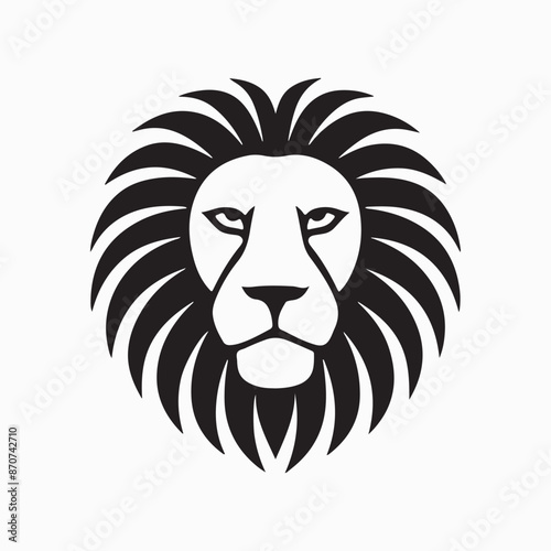 A Lion Vector Art Illustration photo