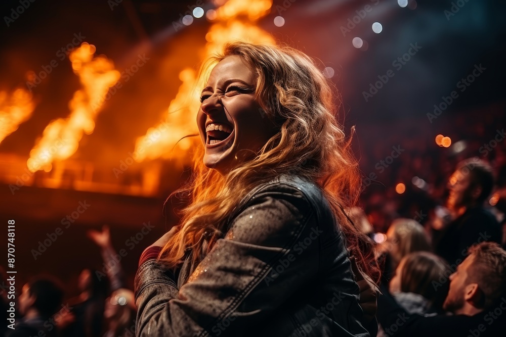 Euphoric fans embrace to celebrate their team s championship victory at the stadium in immense joy Euphoric fans embrace to celebrate their team s championship victory at the stadium in immense joy