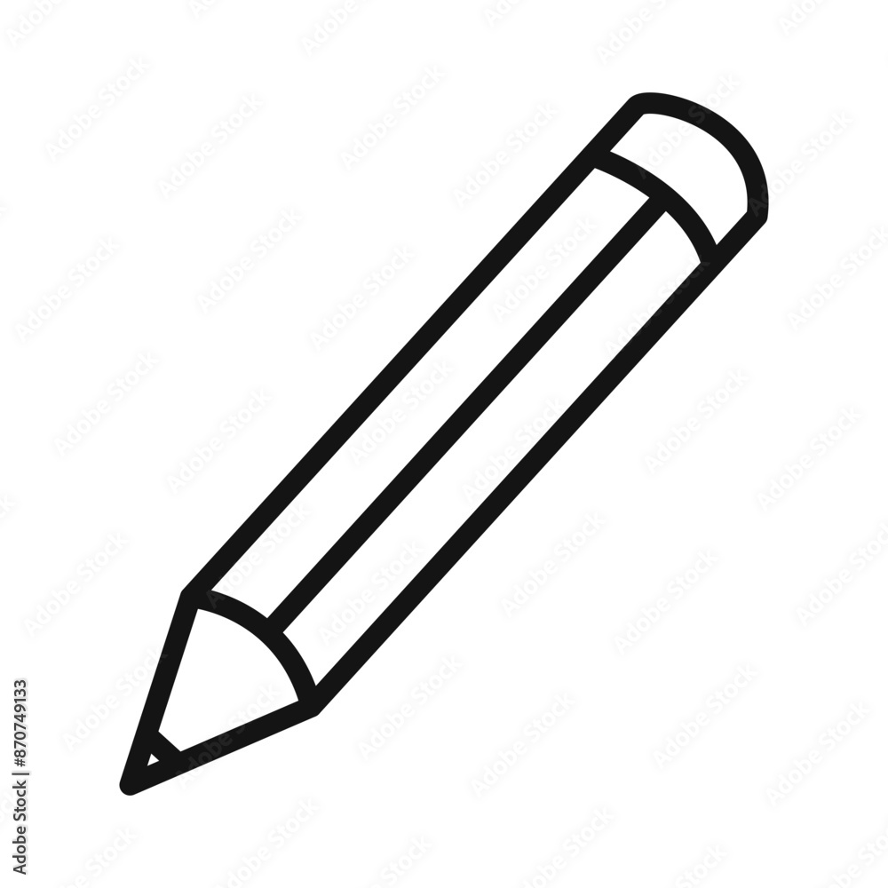 Pencil Symbol mark in filled style Pencil Symbol mark in filled style