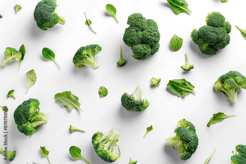 Broccoli and Spinach Pattern Broccoli and Spinach Pattern