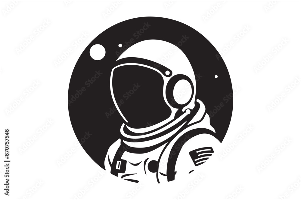 Blast Off into Space: Chic Astronaut T-Shirt Design Blast Off into Space: Chic Astronaut T-Shirt Design