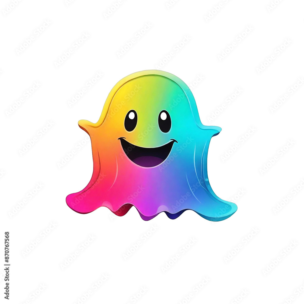 a ghost hovers, enveloped by swirling, vibrant colors a ghost hovers, enveloped by swirling, vibrant colors