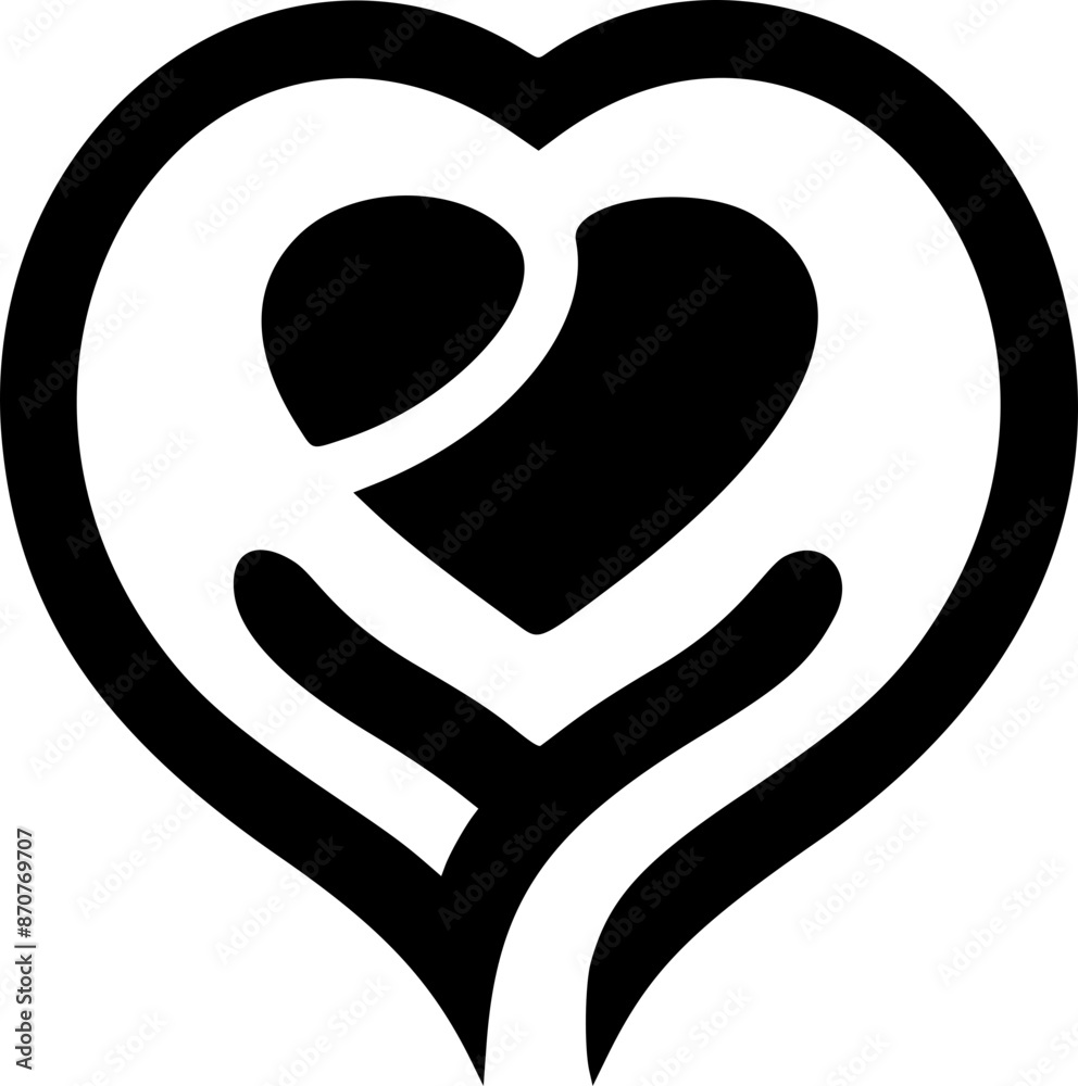 simple heart representing kindness and help simple heart representing kindness and help