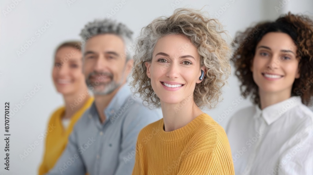 An ultra-sharp image of a diverse team in an office setting An ultra-sharp image of a diverse team in an office setting