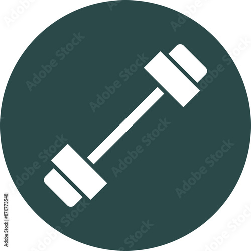 Crossfit  Glyph Circle Icon