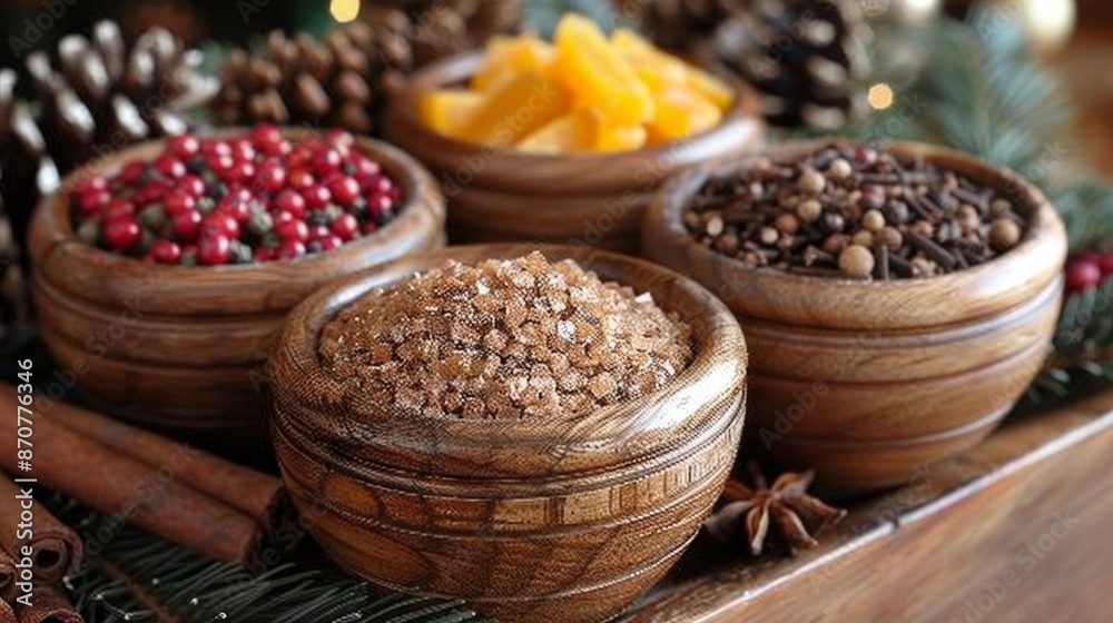 Set out bowls of pine-scented potpourri and aromatic simmering spices to infuse your home with the fragrances of the season. Set out bowls of pine-scented potpourri and aromatic simmering spices to infuse your home with the fragrances of the season.
