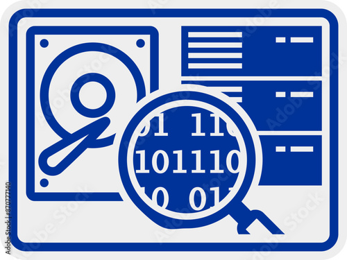 Forensische Extraktion von Computer-Festplatten-Daten