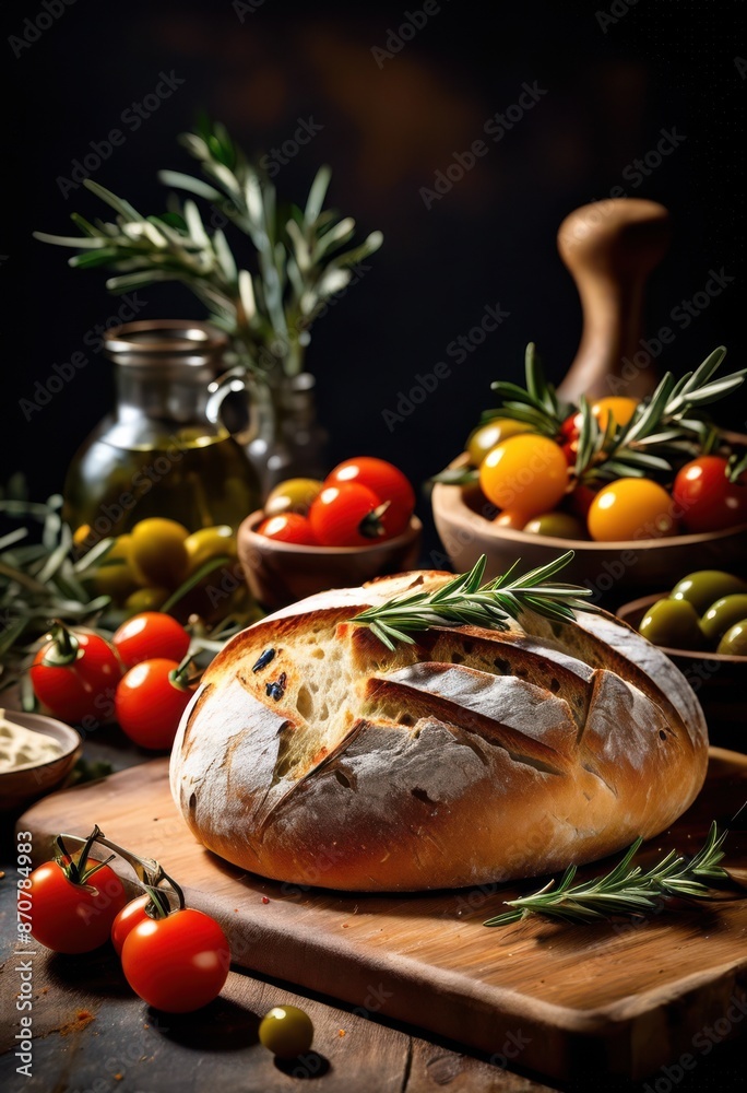rustic artisan bread served flavorful olive oil dip, homemade, food, appetizer, fresh, crusty, gourmet, delicious, snack, traditional, dipping, tasty rustic artisan bread served flavorful olive oil dip, homemade, food, appetizer, fresh, crusty, gourmet, delicious, snack, traditional, dipping, tasty