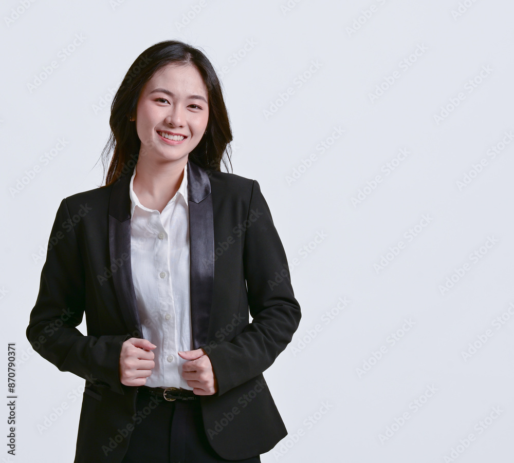 Beautiful successful Asian businesswoman with a smile Beautiful successful Asian businesswoman with a smile