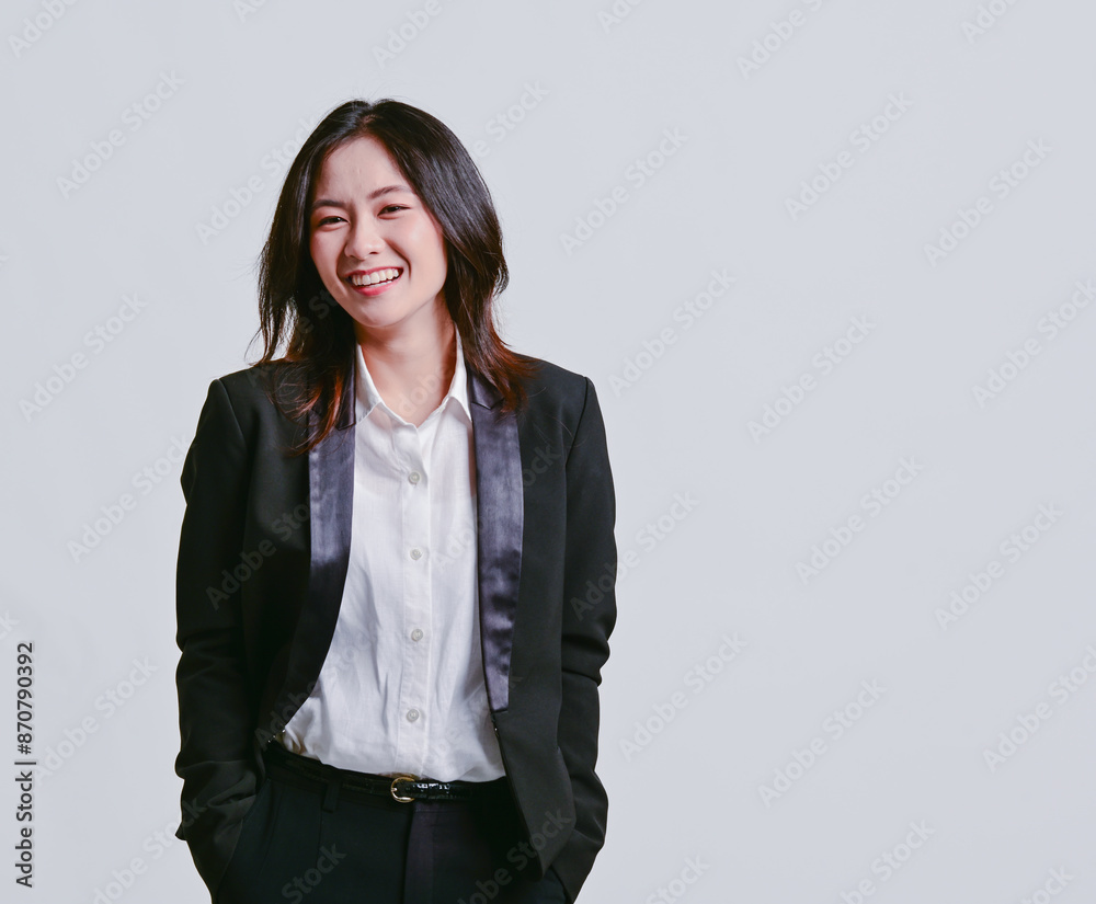 Beautiful successful Asian businesswoman with a smile Beautiful successful Asian businesswoman with a smile