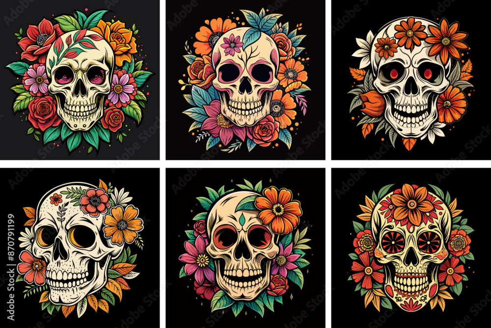 Halloween Vector T-Shirt Design Bundle Art & Illustration Halloween Vector T-Shirt Design Bundle Art & Illustration
