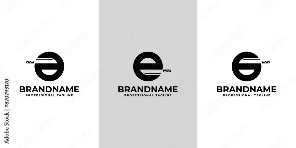 Letter A, E, or G Knife Logo, for Butcher Shops or Restaurant Branding Letter A, E, or G Knife Logo, for Butcher Shops or Restaurant Branding