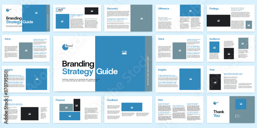Brand Strategy Guide Design Brand Strategy Presentation Design Brand Strategy Layout Landscape