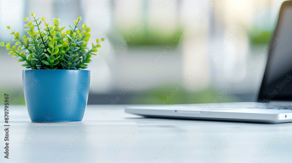 Uncluttered design in a sleek office space Uncluttered design in a sleek office space
