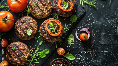 Wallpaper Mural A food tech startup lab developing plant-based meat alternatives or sustainable farming techniques, addressing food security and environmental concerns. Torontodigital.ca