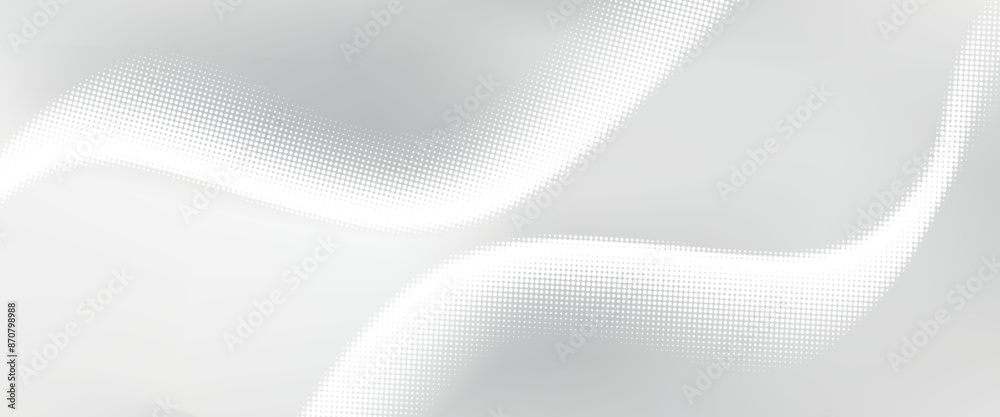 Dot white gray wave light technology texture background. Abstract big data digital concept Dot white gray wave light technology texture background. Abstract big data digital concept
