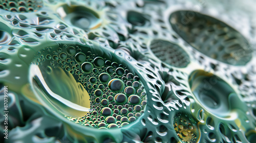 Hyper-Realistic Visualization of Superhydrophobic Nanostructures