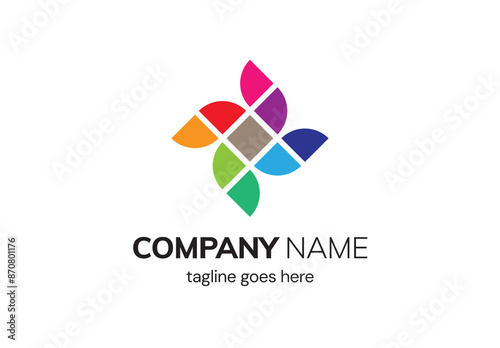 Free Download Squar Colourful Logo - GFXLoad