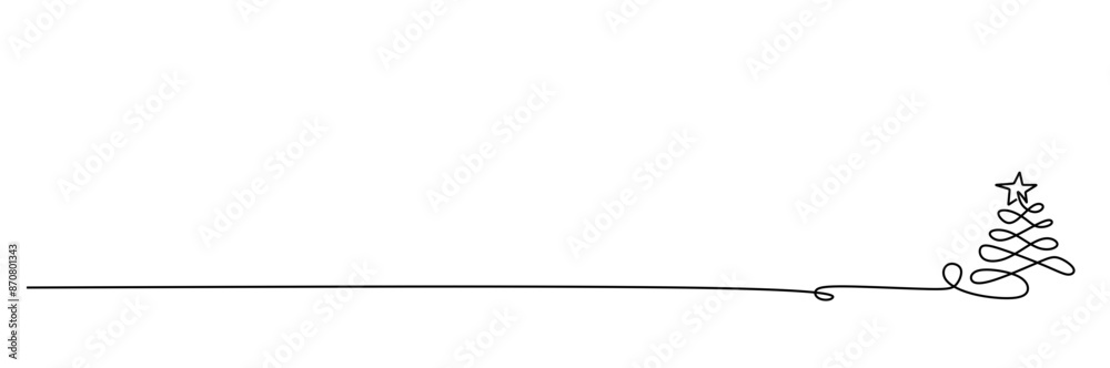 christmas tree one line drawing christmas tree one line drawing