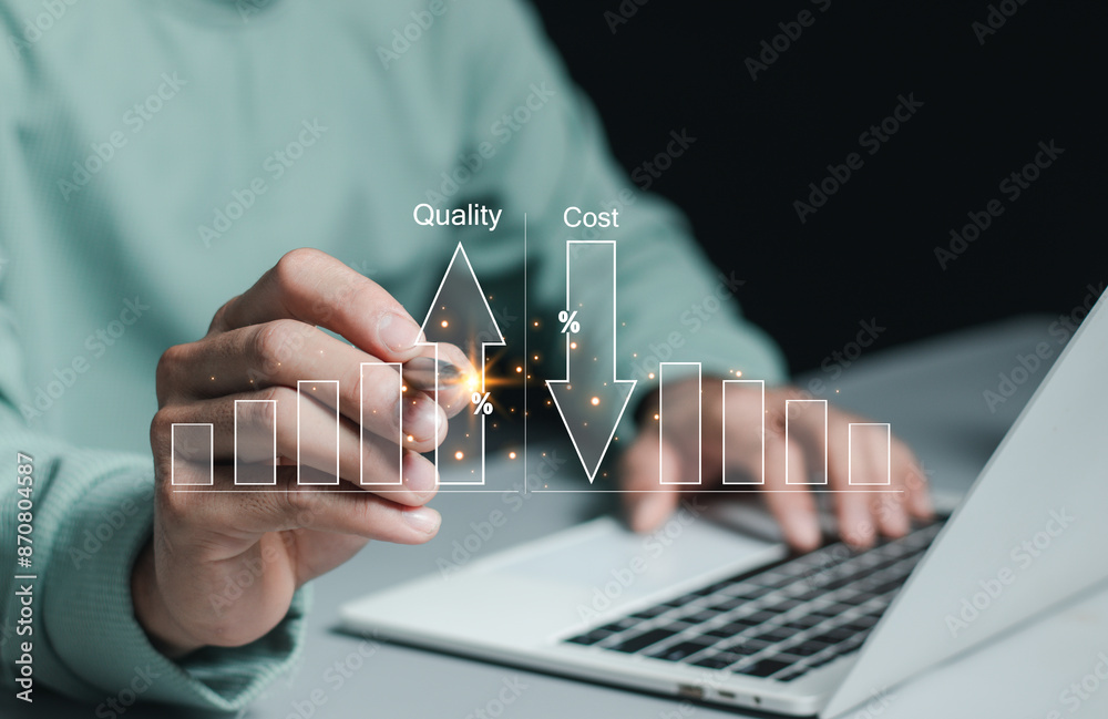 Quality increase and cost optimization for products or services to ...