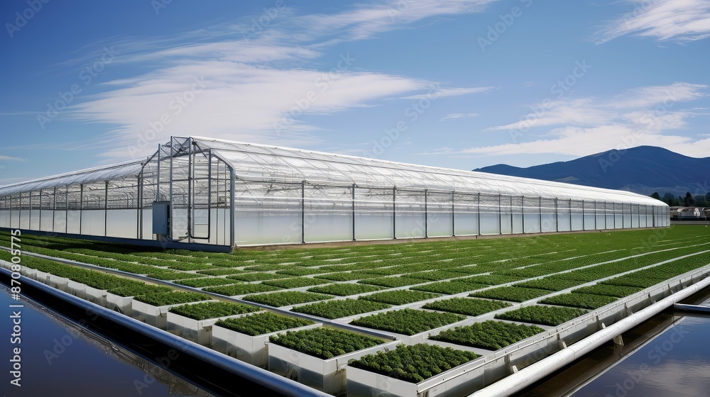 Fototapeta premium hydroponics agriculture california