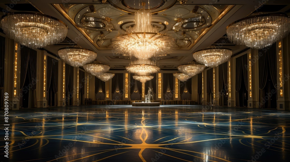 Obraz premium ballroom star shape