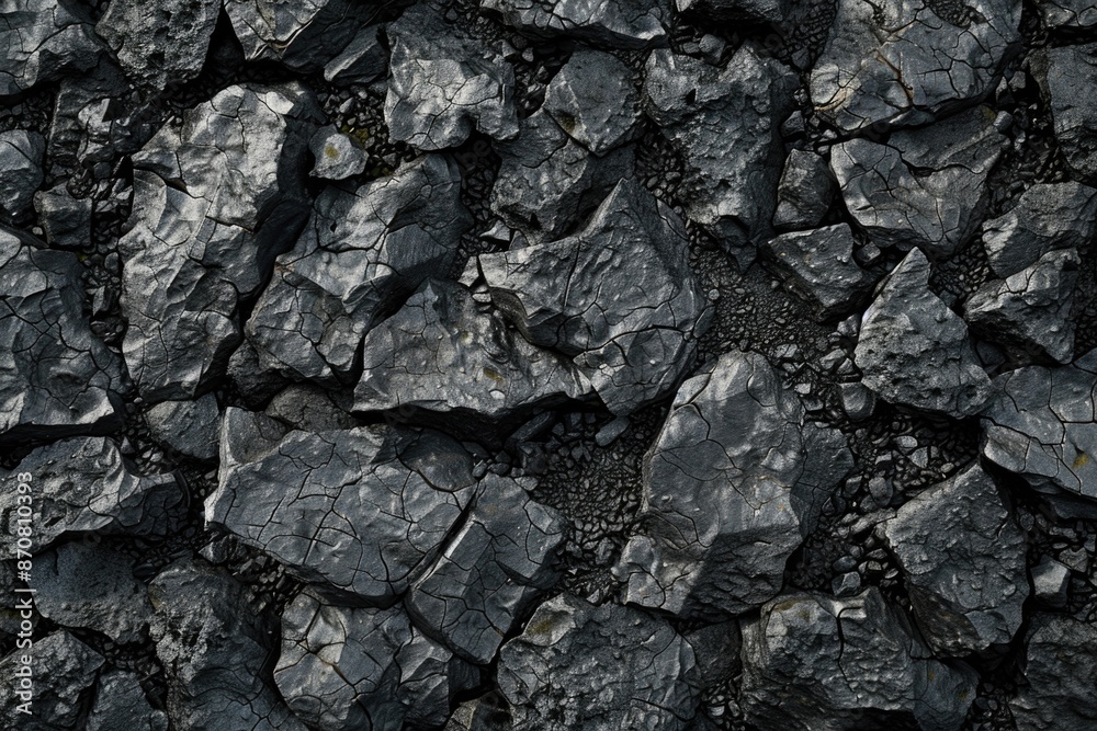 A close-up view of a pile of rocks, suitable for use in landscape or still life photography A close-up view of a pile of rocks, suitable for use in landscape or still life photography