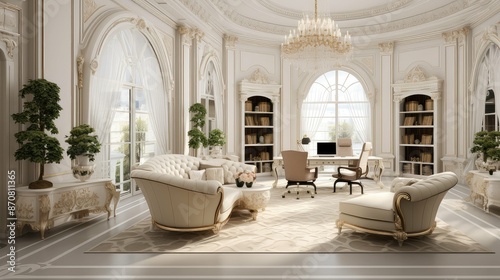 grand luxury office interior