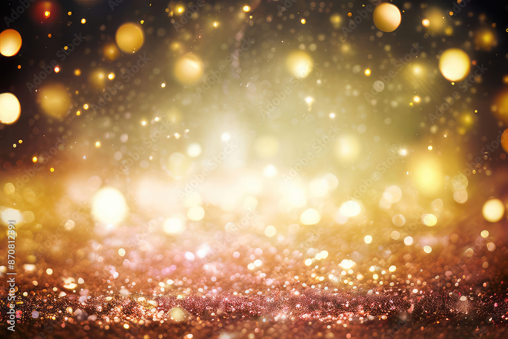 Obraz premium Abstract unfocused blurry glitter background.
