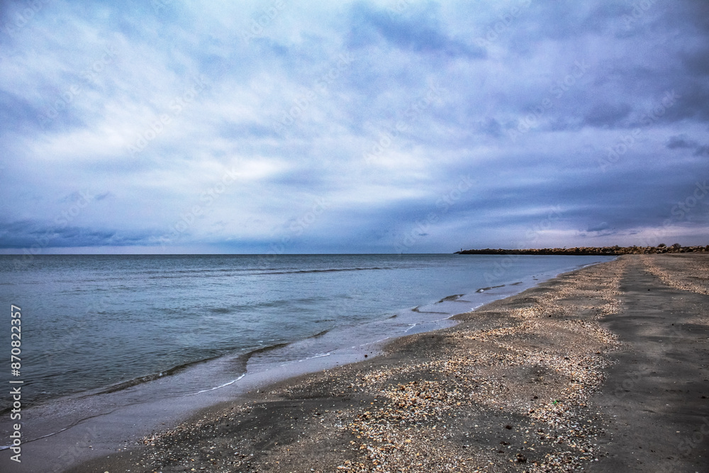 Sea, seashore - Europe, Romania, Constanta region Sea, seashore - Europe, Romania, Constanta region