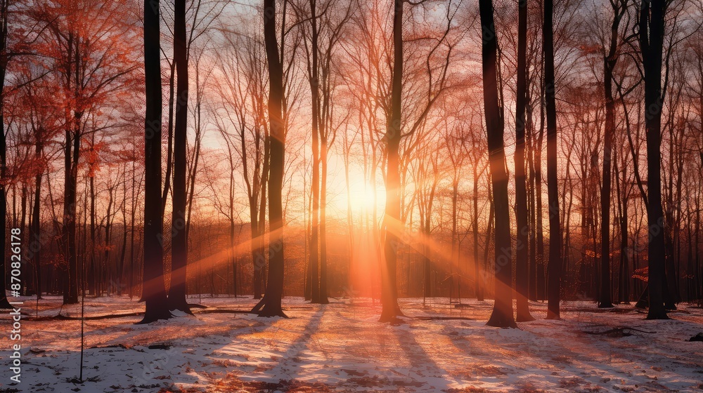 Fototapeta premium shadows sun flare sun sky