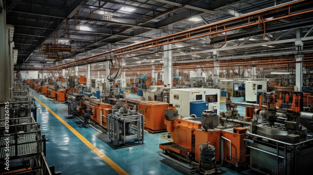 Fototapeta premium machinery technology india