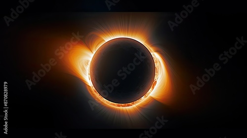 corona sun in space photo