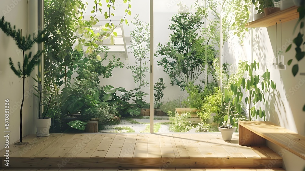 Minimalist Muji-Inspired House with Lush Indoor Garden Oasis Minimalist Muji-Inspired House with Lush Indoor Garden Oasis