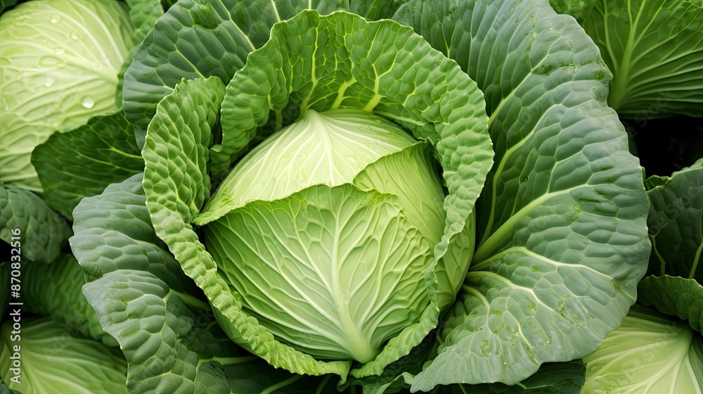 Fototapeta premium leaves plant cabbage vegetable