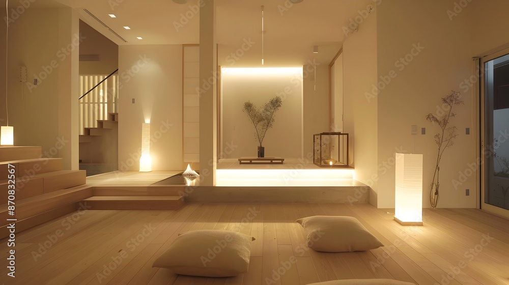 Bright and Elegant Simplicity of a Minimalist Muji House Interior
