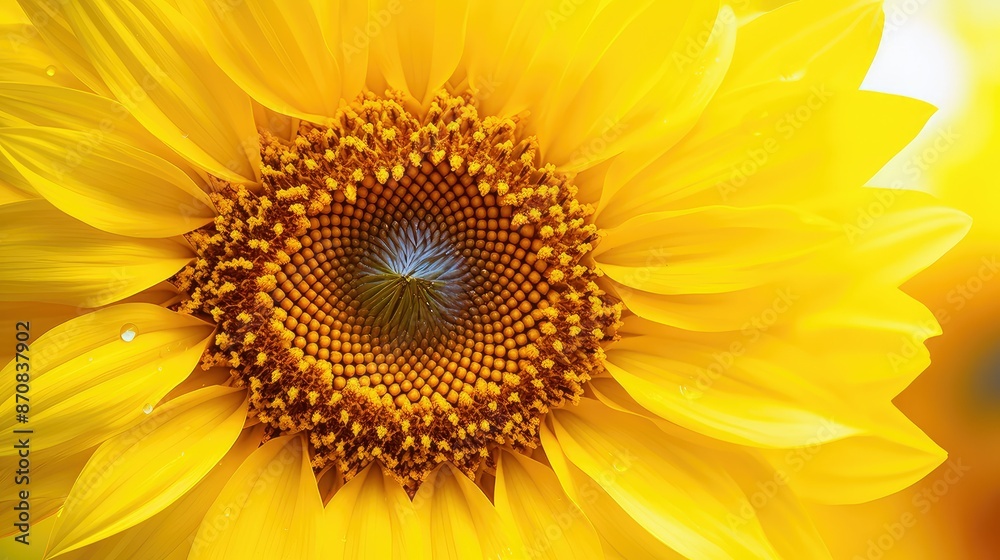 Obraz premium vibrant brochure yellow