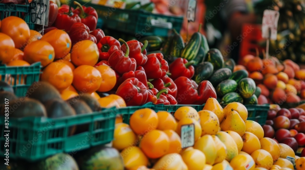 Fresh Produce at the Market.