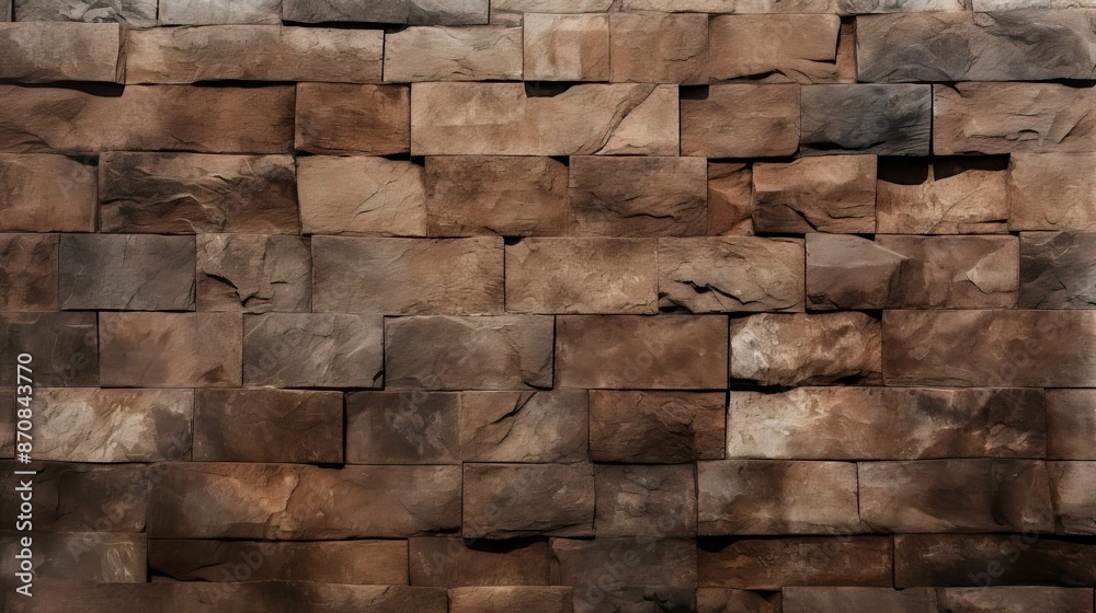Obraz premium visual brown stone texture