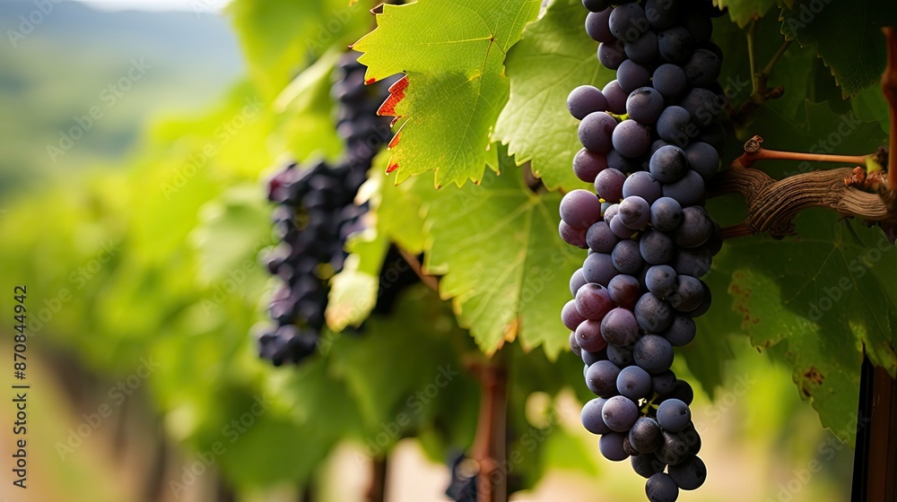 Naklejka premium nature sweet grape background