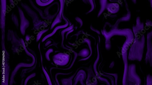 animated abstract liquid or fluid background, with purple color and glass effect.