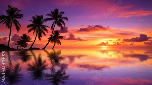 sky purple yellow gradient