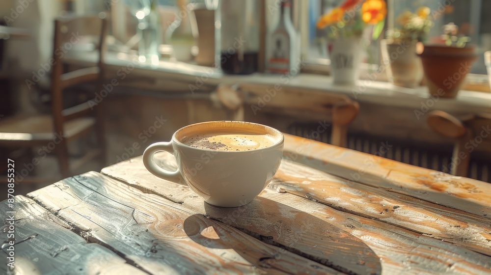A cup of finished coffee in a caf é, realistic still life painting, like shooting with Kodak Porta film. Capture the peaceful moments of daily life, with rich texture and warm colors. A cup of finished coffee in a caf é, realistic still life painting, like shooting with Kodak Porta film. Capture the peaceful moments of daily life, with rich texture and warm colors.
