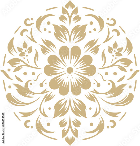 complex flower lotus and spa or luxury floral beauty decoration logo icon