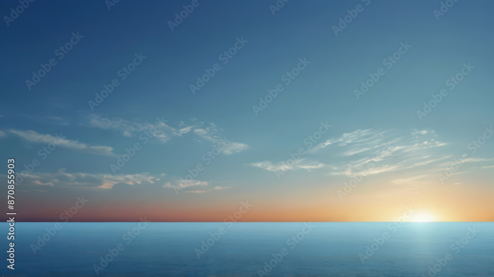 Obraz premium sunset over the ocean