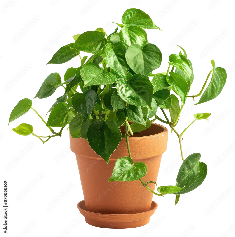 PNG Lush green potted houseplant PNG Lush green potted houseplant