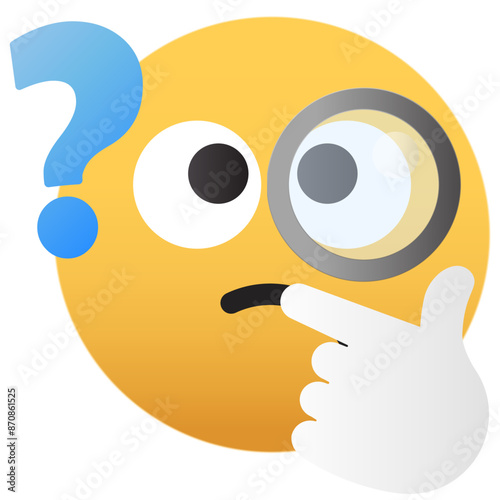 Monocle question emoji