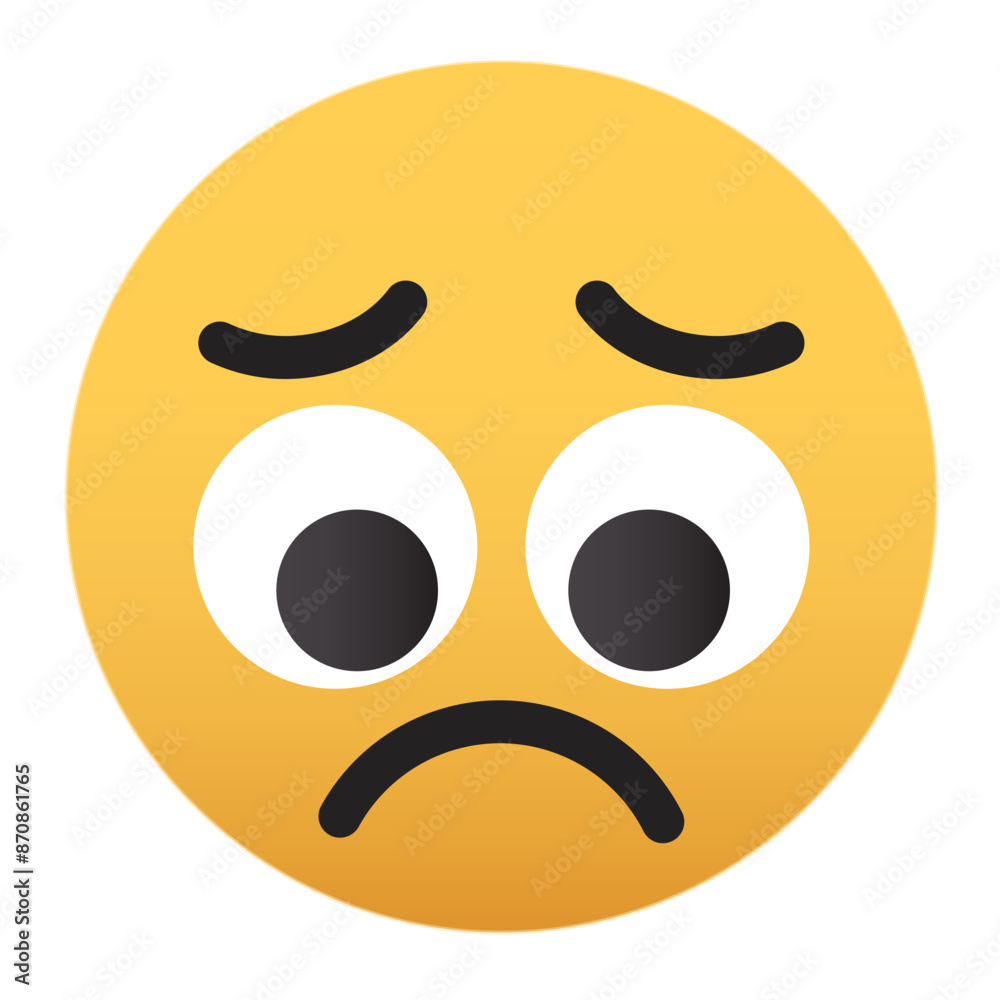 Fototapeta premium Super sad emoji