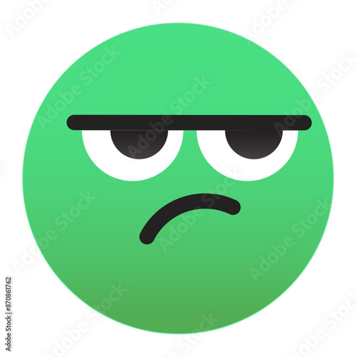 Green envy emoji
