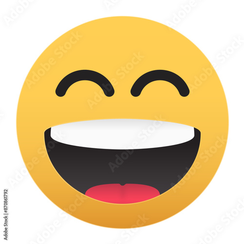Very happy emoji